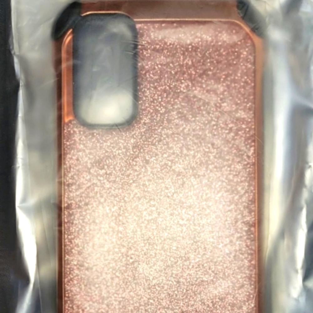 Samsung galaxy s20 phone case pink bling